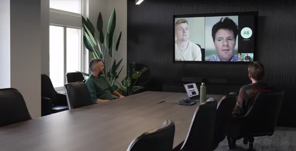 Affinda's team on a zoom call.